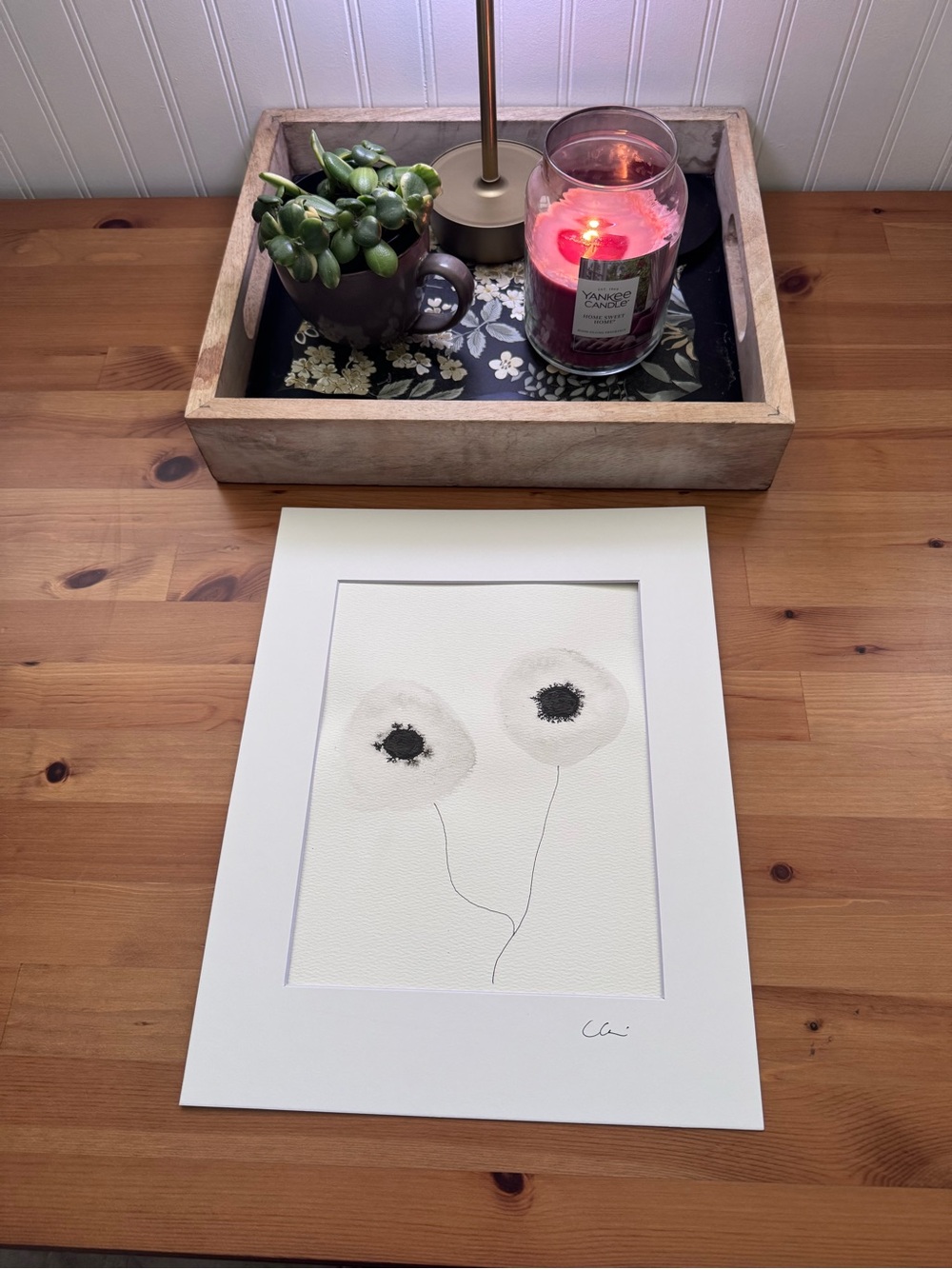 New Original Signed Artwork Watercolor on Paper